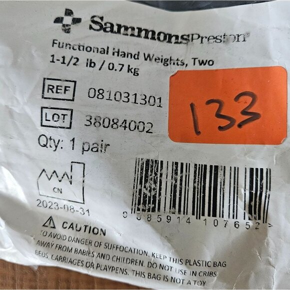 Functional 1 1/2 lb. Handweights for Parkinsons/MS Feeding, etc. - Picture 2 of 3